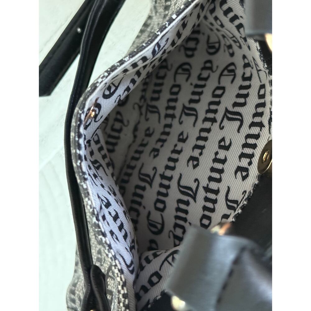 Juicy Couture Black & Grey Mini Tote Bag - Picture 7 of 9